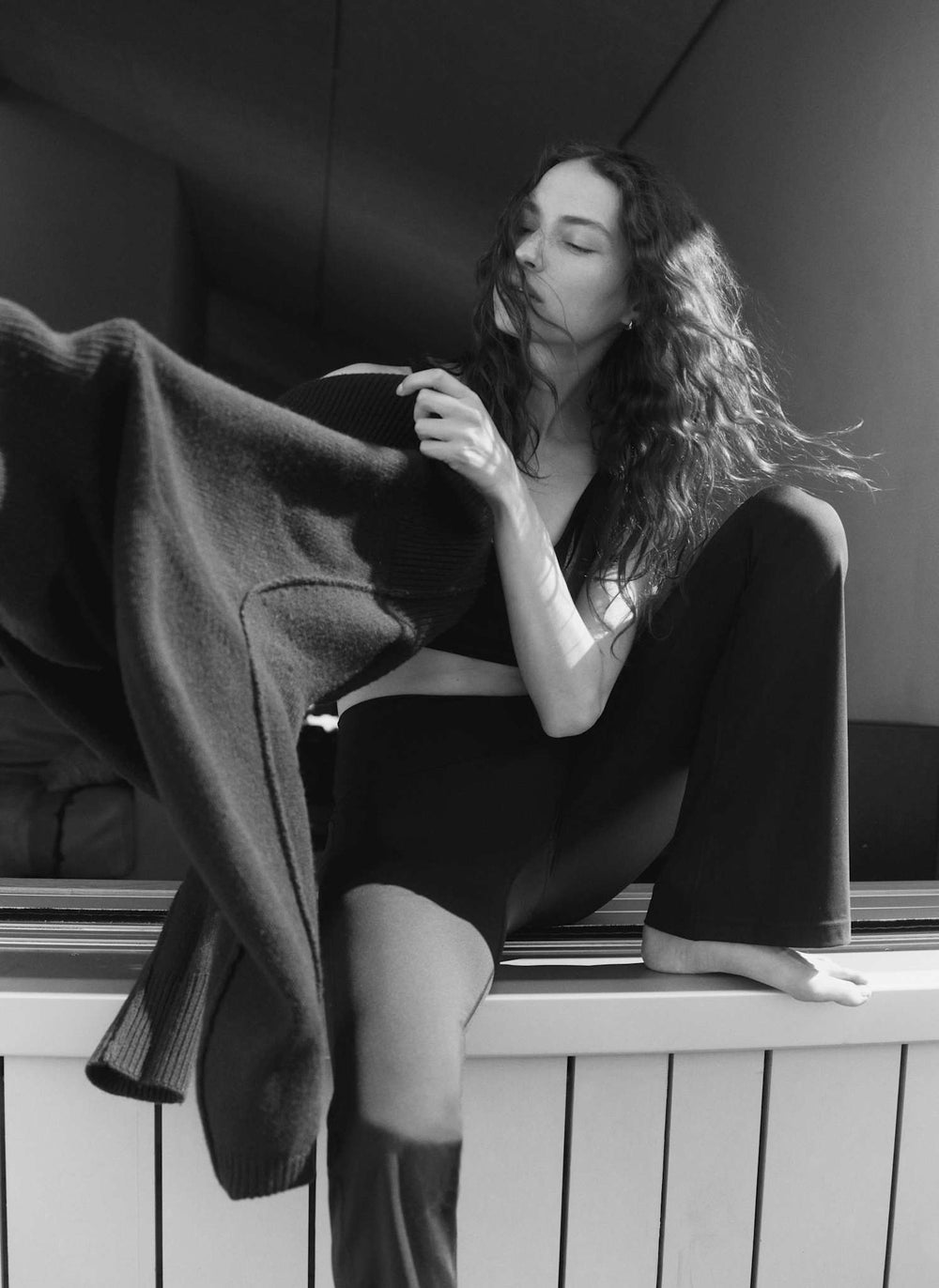 Slow Living Wool Cashmere Button Jumper