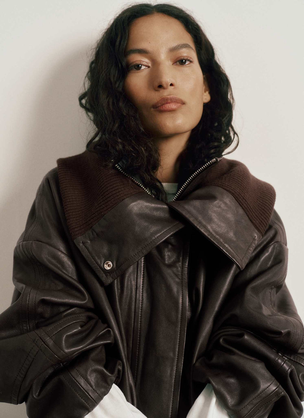 Lambskin Leather Bomber