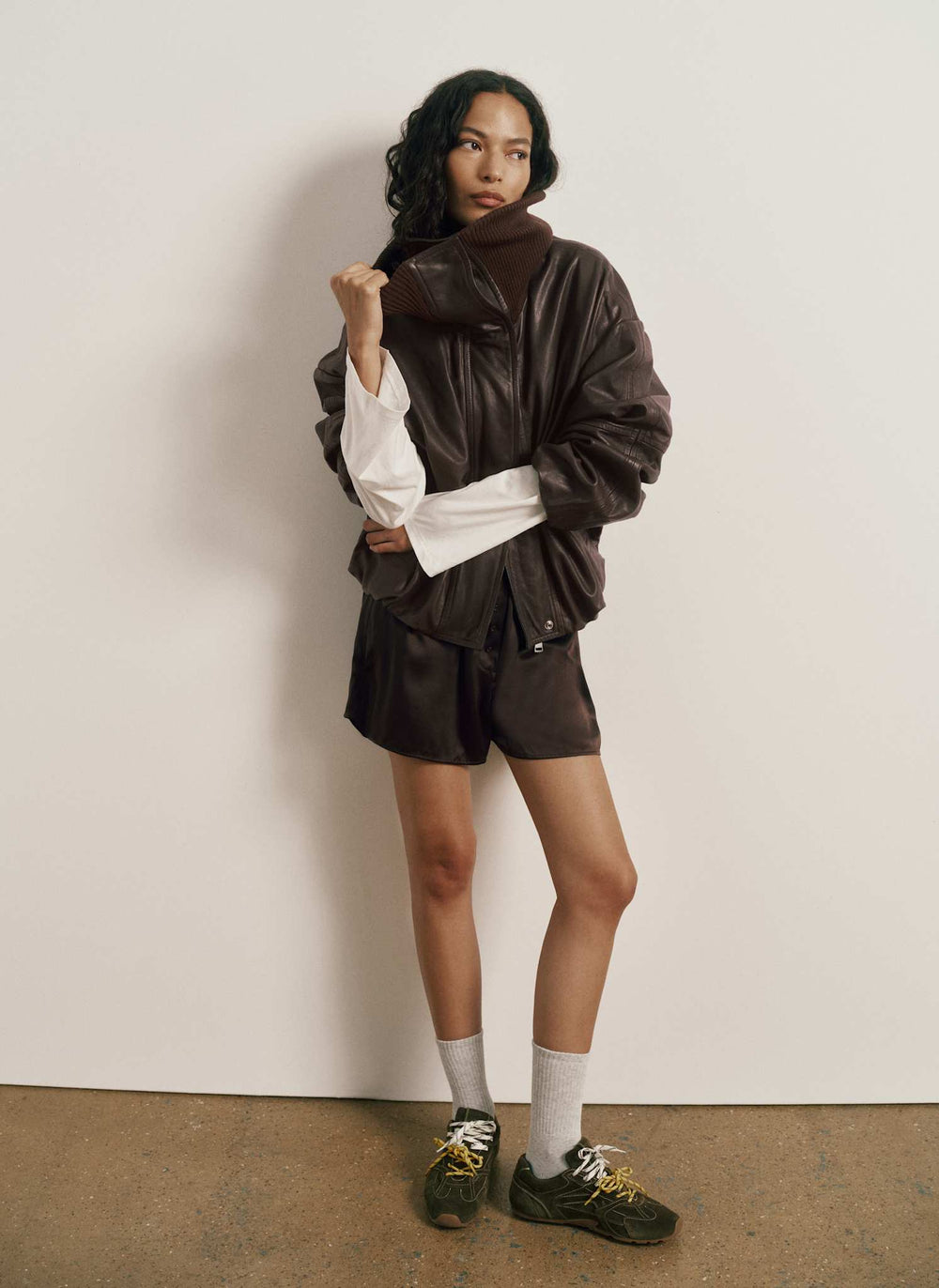Lambskin Leather Bomber