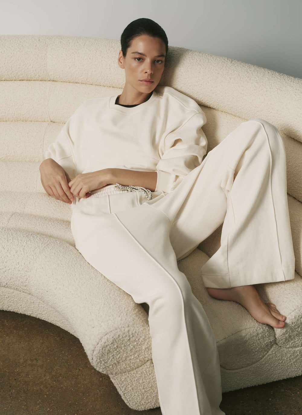 Stride Balloon Hem Sweatshirt