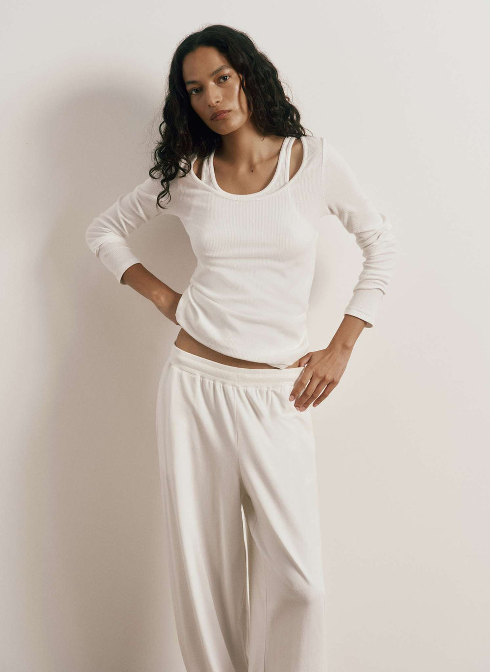 Fluid Modal Balloon Hem Trouser