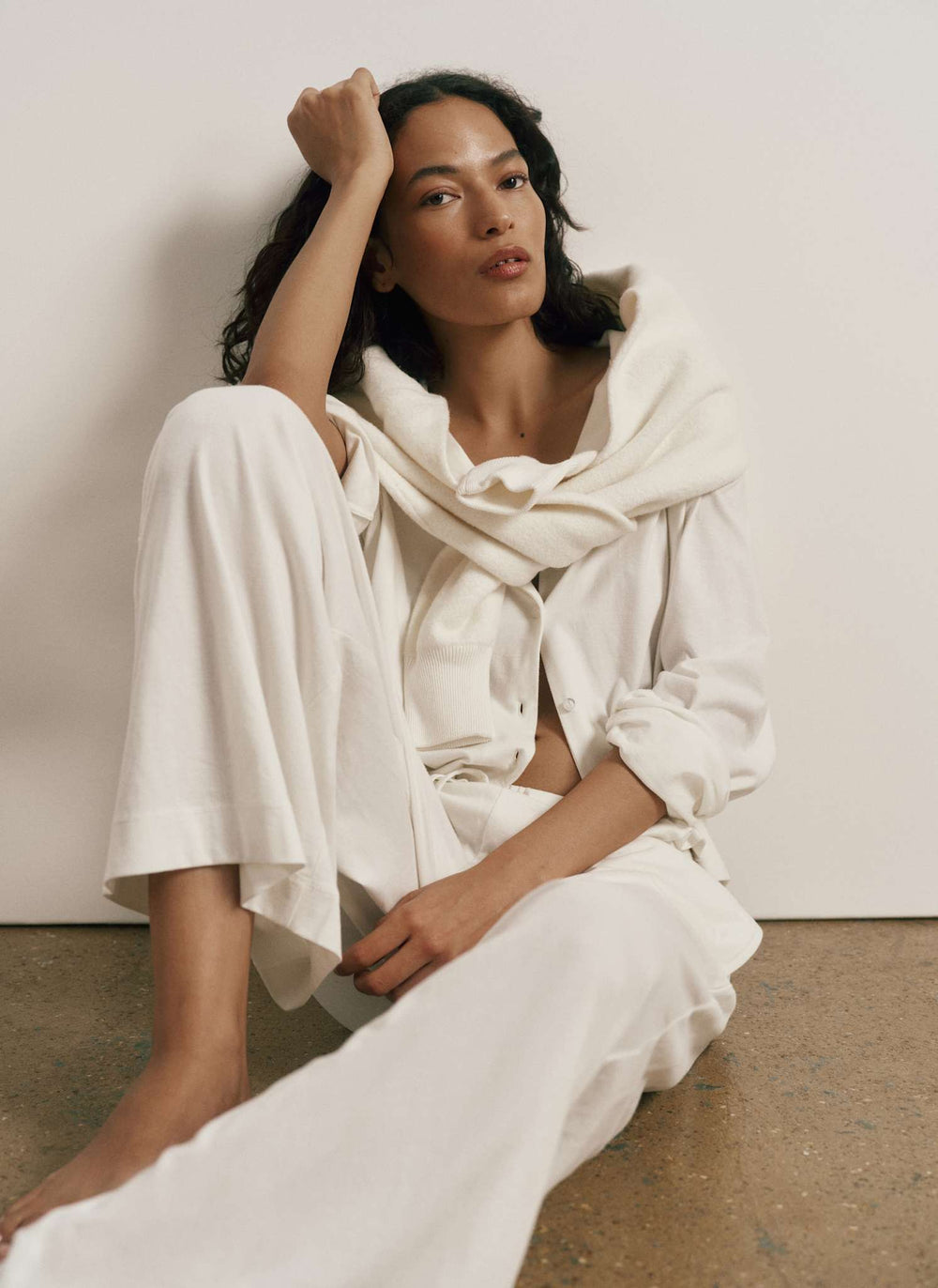 Doze Cotton Jersey Cropped PJ Set