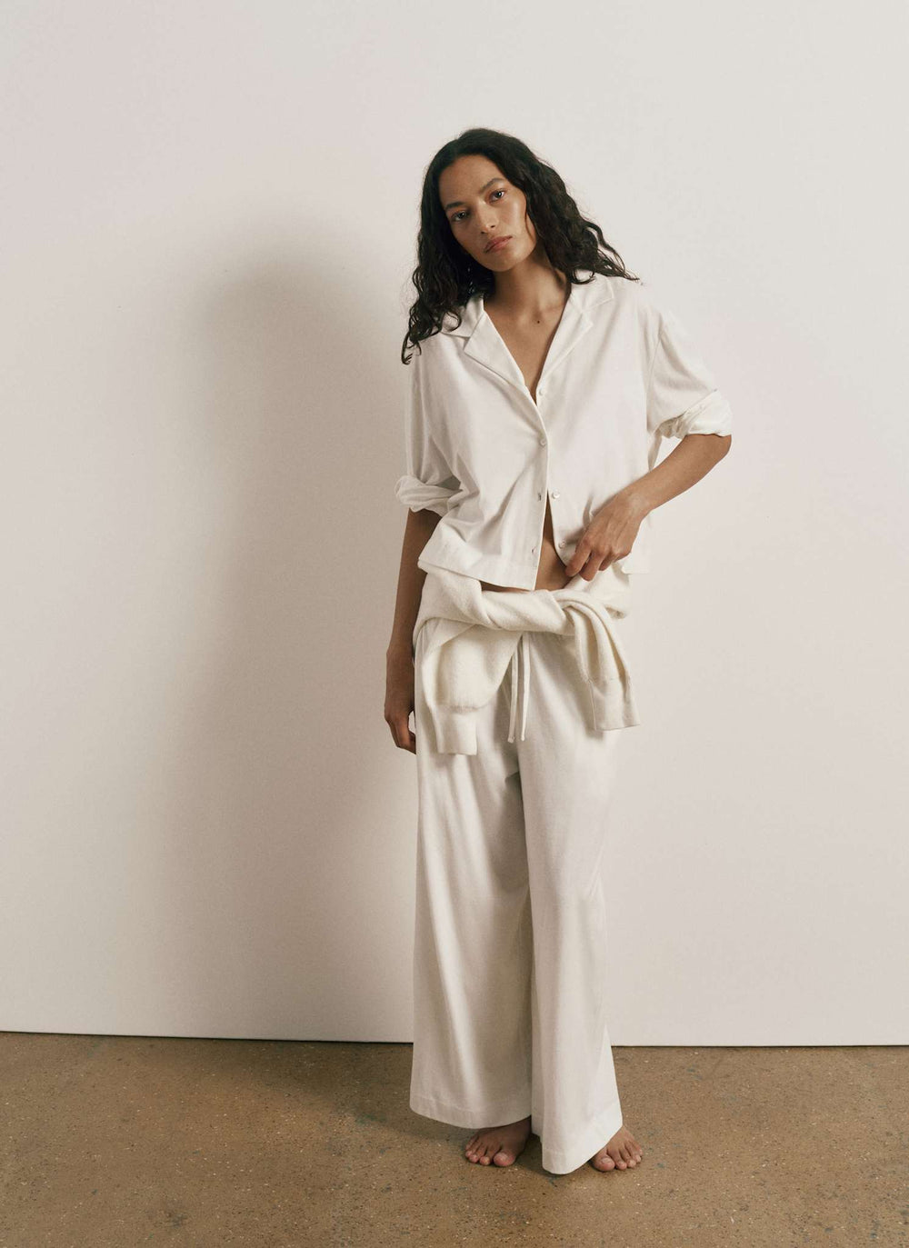 Doze Cotton Jersey Cropped PJ Set