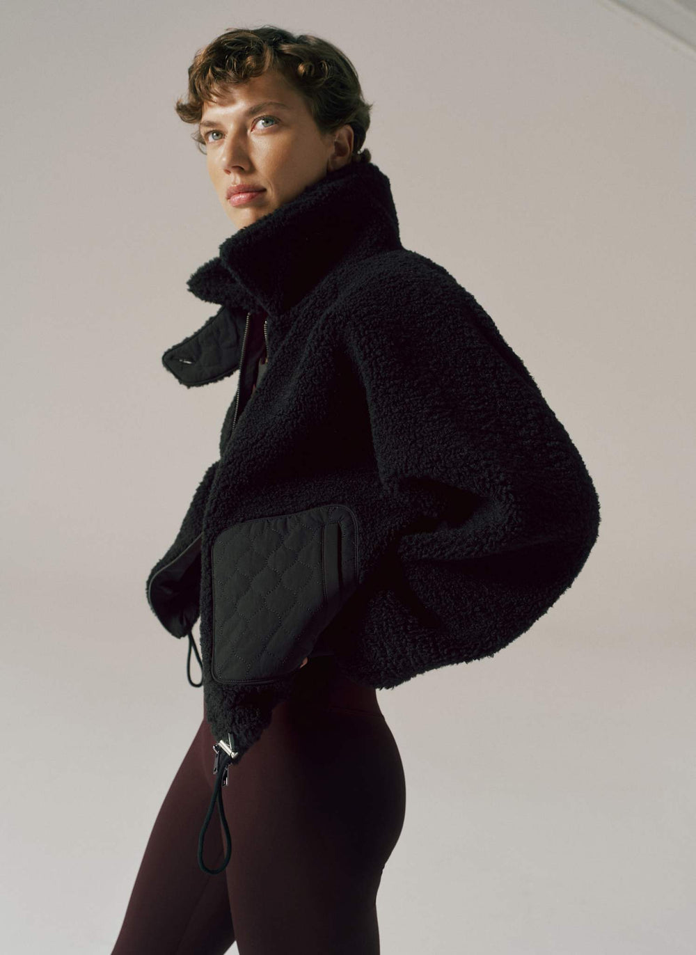 Warm Up Sherpa Zip-Up Jacket