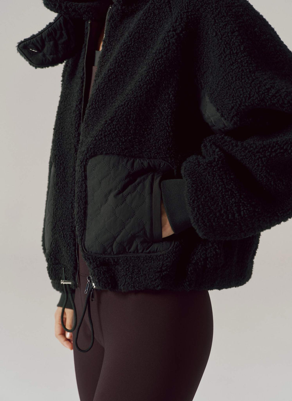 Warm Up Sherpa Zip-Up Jacket