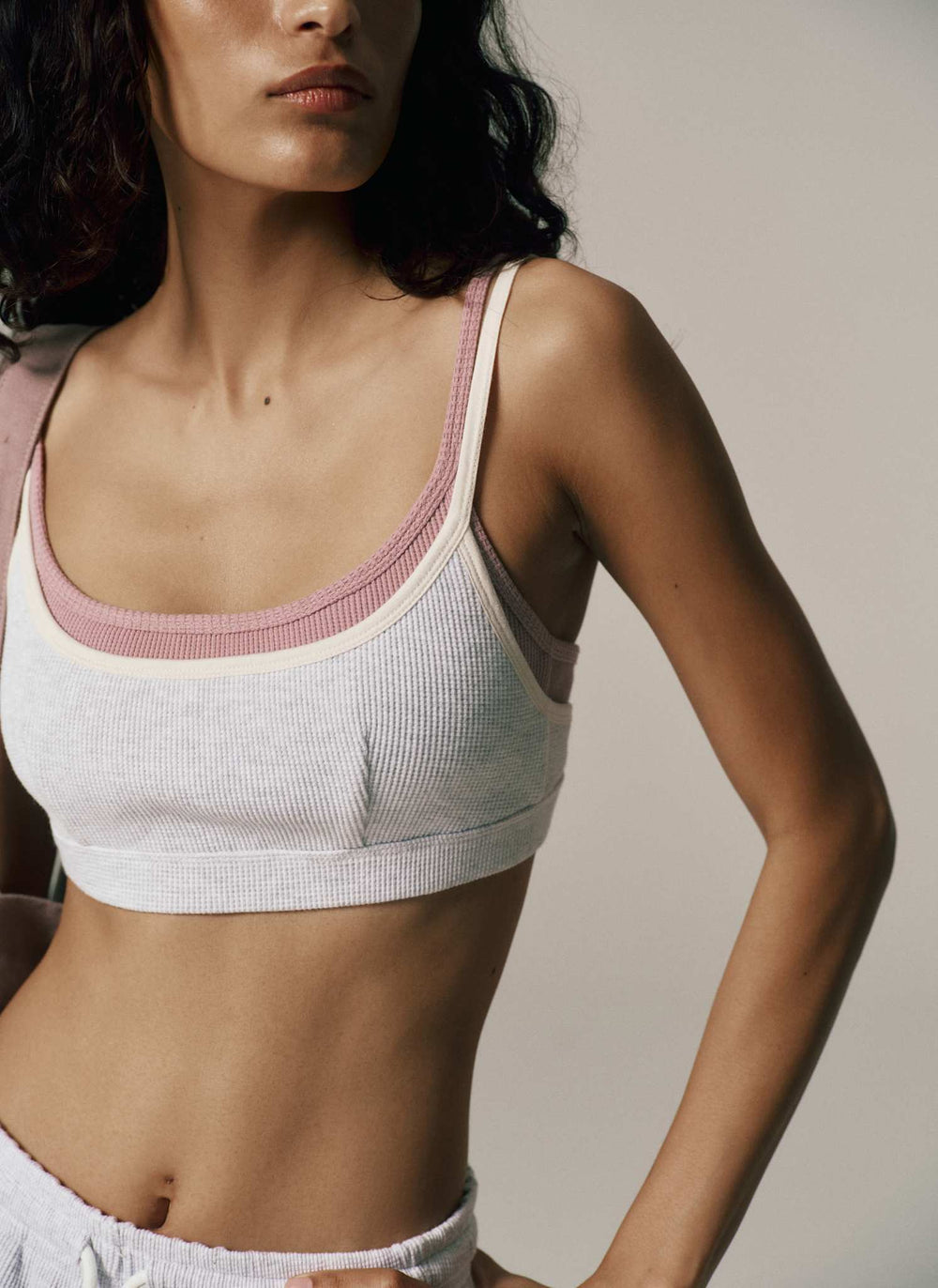 Off Duty Waffle Rest Bralette