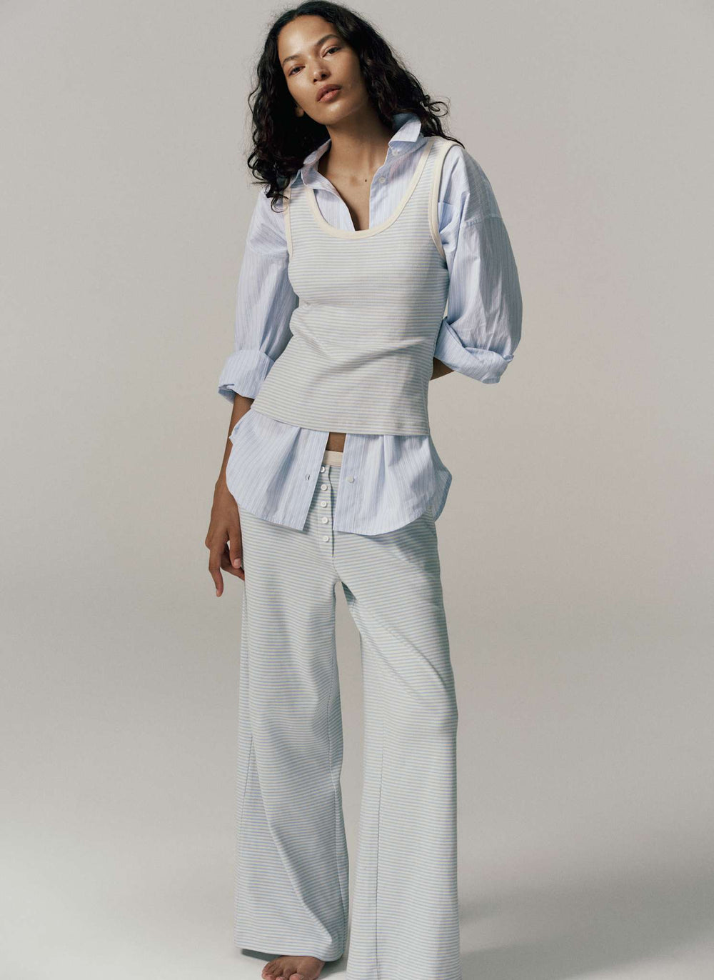 Quiet Rib Cotton Pull On
