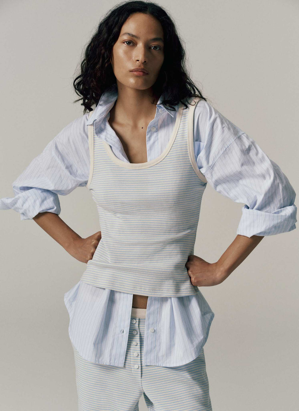 Quiet Rib Cotton Pull On