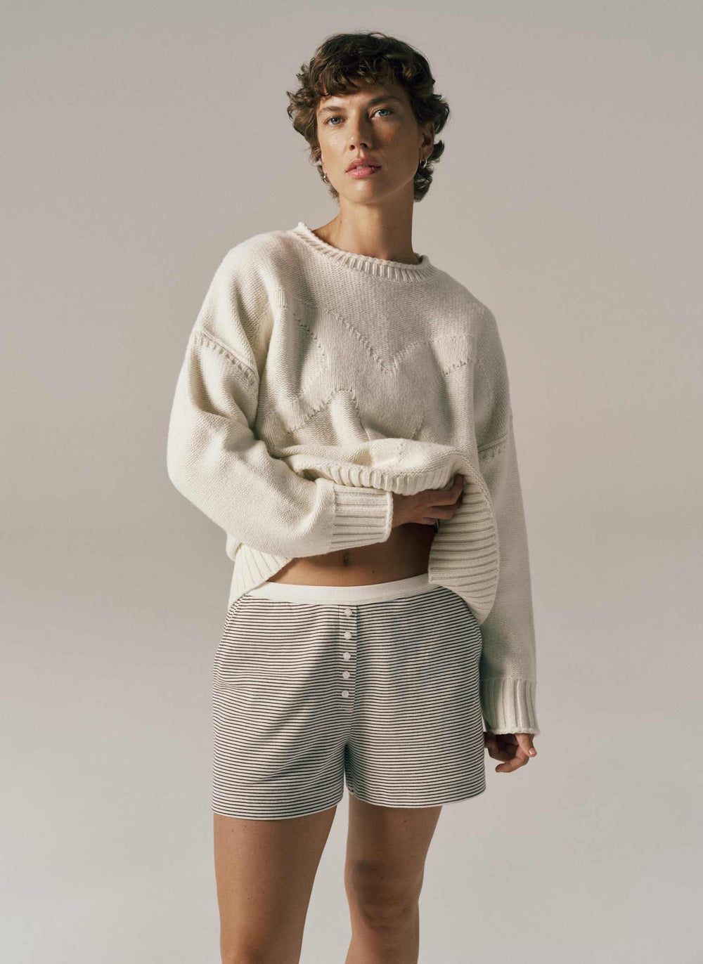 Quiet Rib Cotton Short