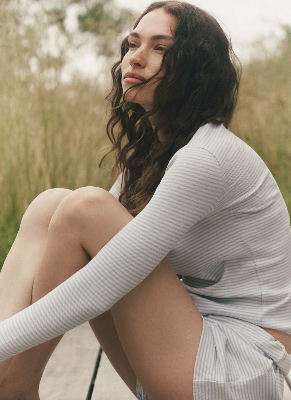 Quiet Rib Cotton Short