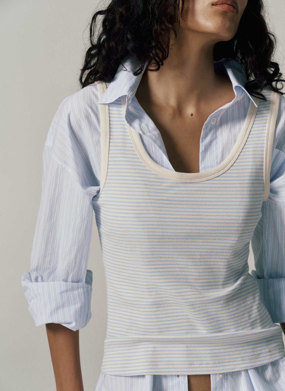 Quiet Rib Cotton Vest