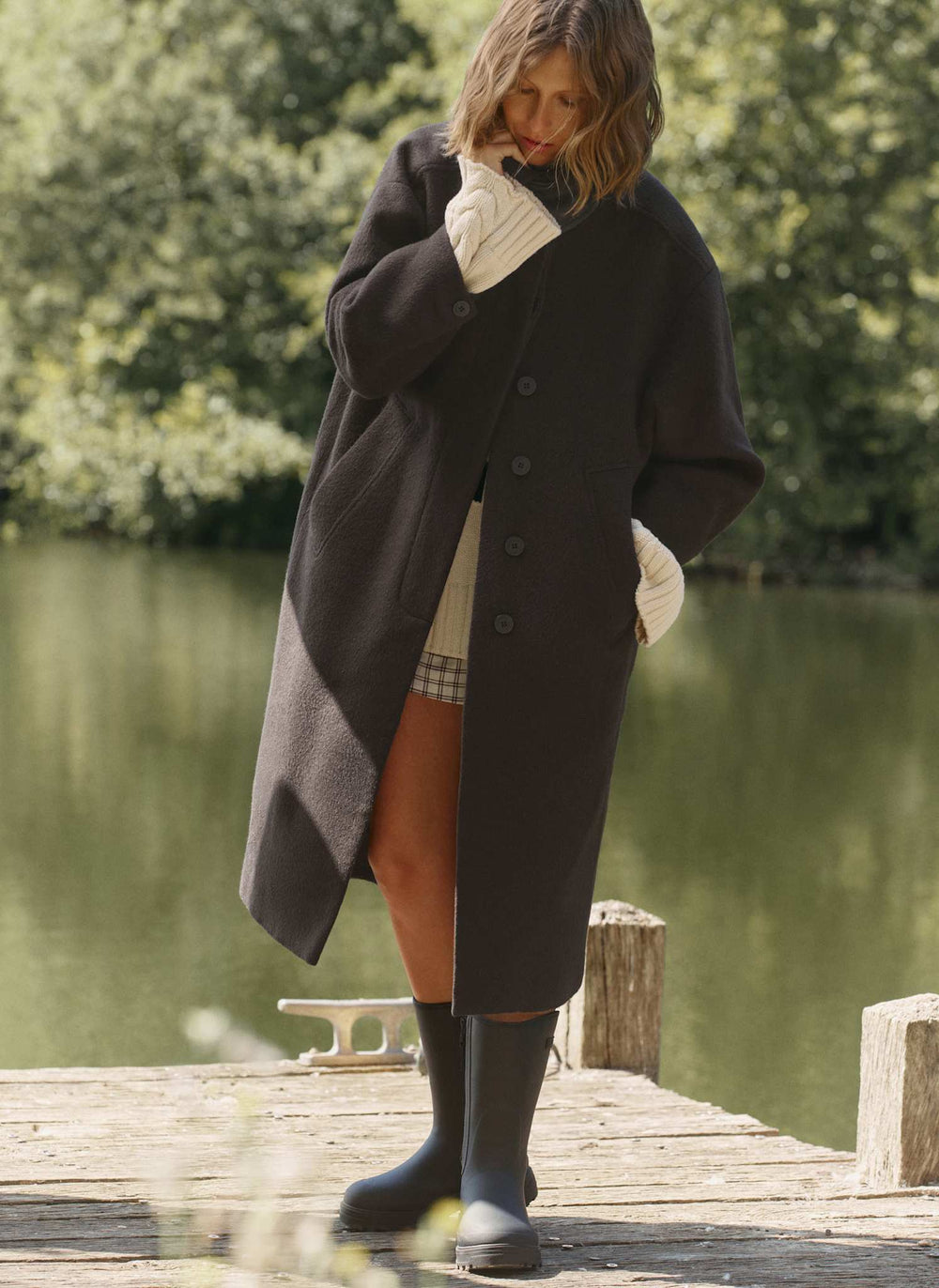 Urban Wool Throw On Coat