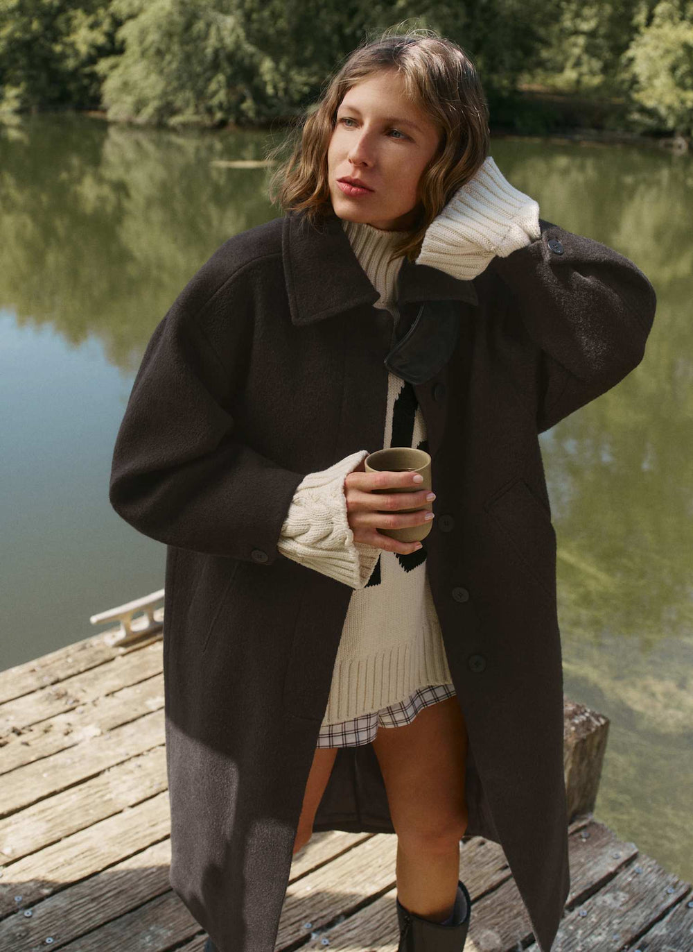 Urban Wool Throw On Coat
